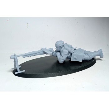 1/32 Greek Soldier with Machine gun WWII